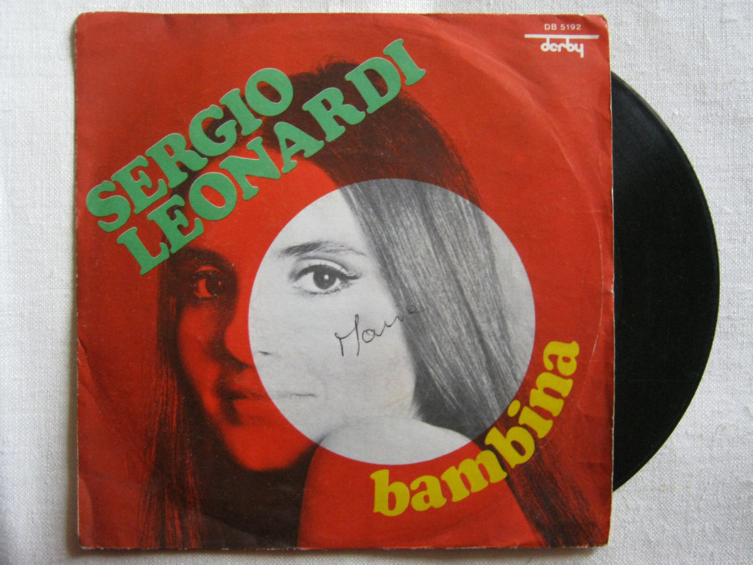 45 giri - 7'' - Sergio Leonardi - Bambina - Prigioniero