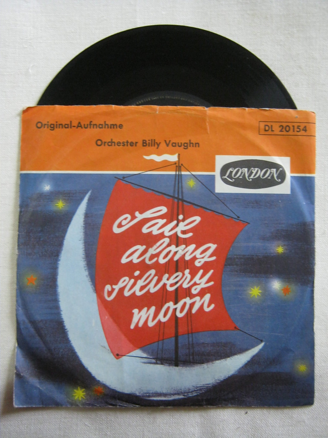 45 giri - 7'' - Billy Vaughn  - Sail Along Silvery Moon - 1958
