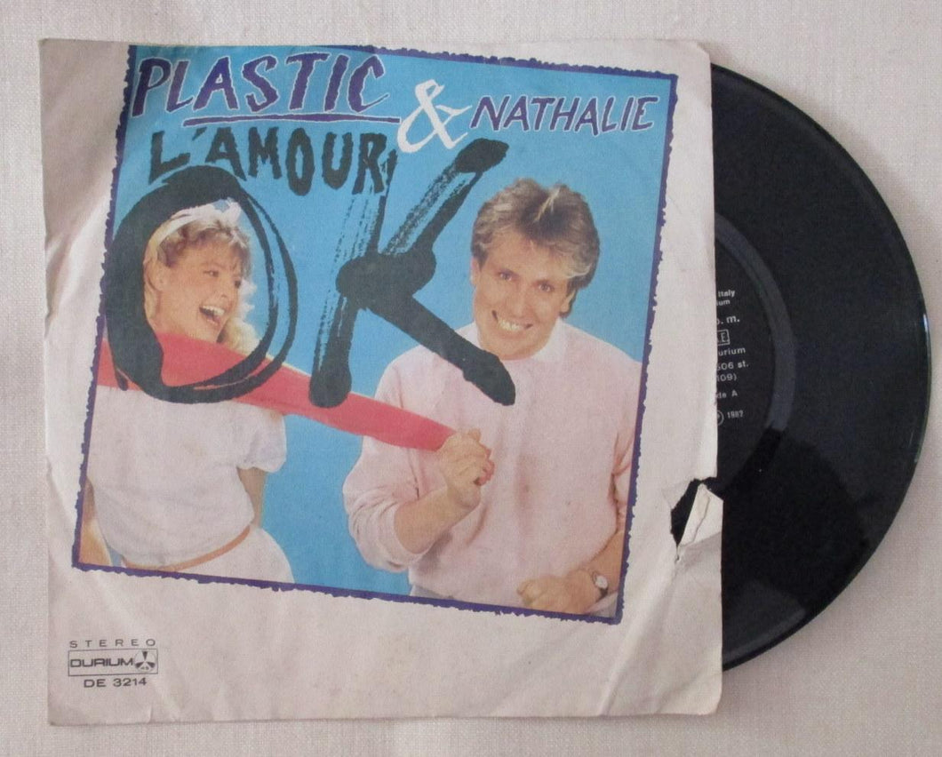 45 giri - 7'' - Plastic & Nathalie -  L' Amour Ok