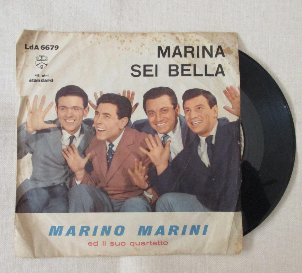 45 giri - 7'' - Marino Marini Ed Il Suo Quartetto  Sei Bella / Marina